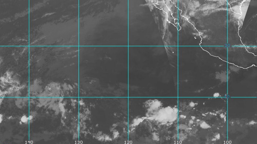 Eastern Pacific IR BW Satellite Image