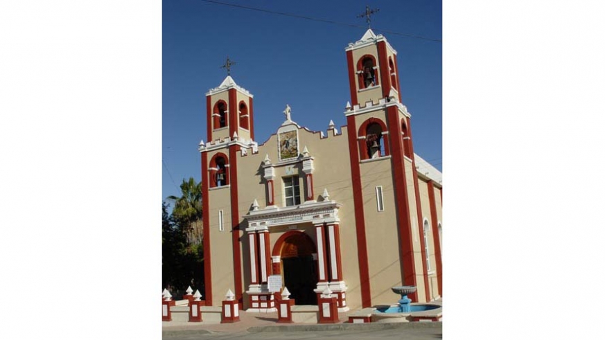 The church at Santiago, Baja California Sur