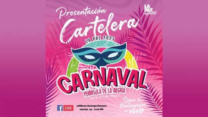 Performers for the Main Stage of Carnaval La Paz 2023