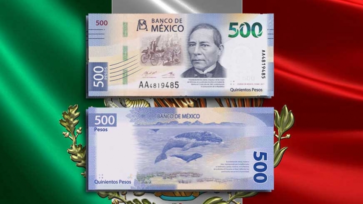 The new $500 peso note was the first of the G Series bills, completed in 2021 with the $50 peso note